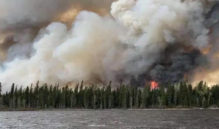 حرائق الغابات في اونتاريو