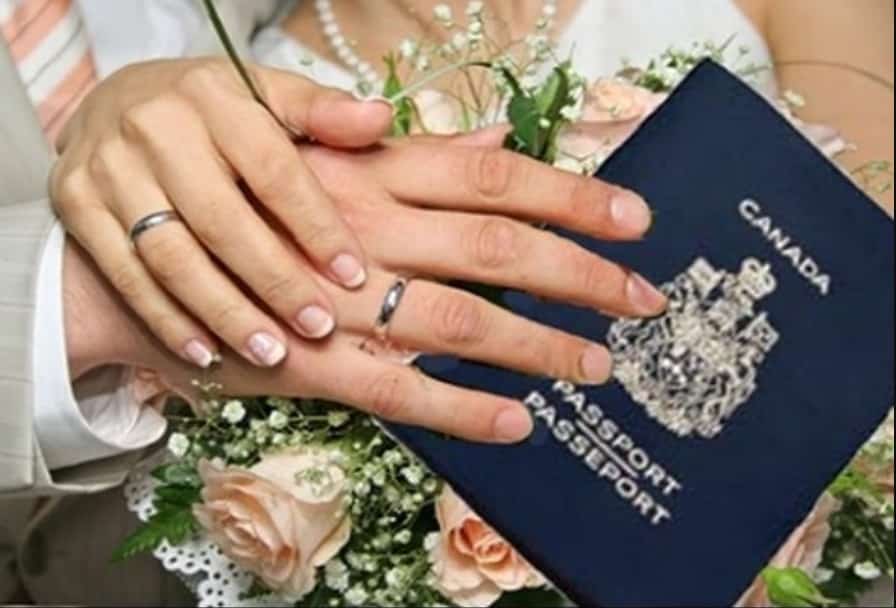 الحصول على الجنسية الكندية عن طريق الزواج