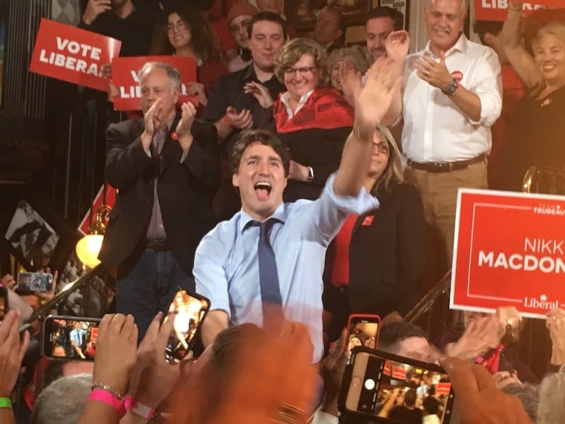 ترودو يفوز بالانتخابات الكندية
