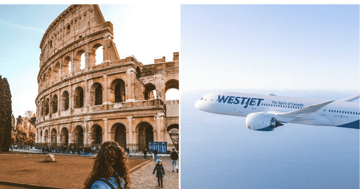 لأول مرة... شركة WestJet تعلن عن رحلات جديدة إلى روما