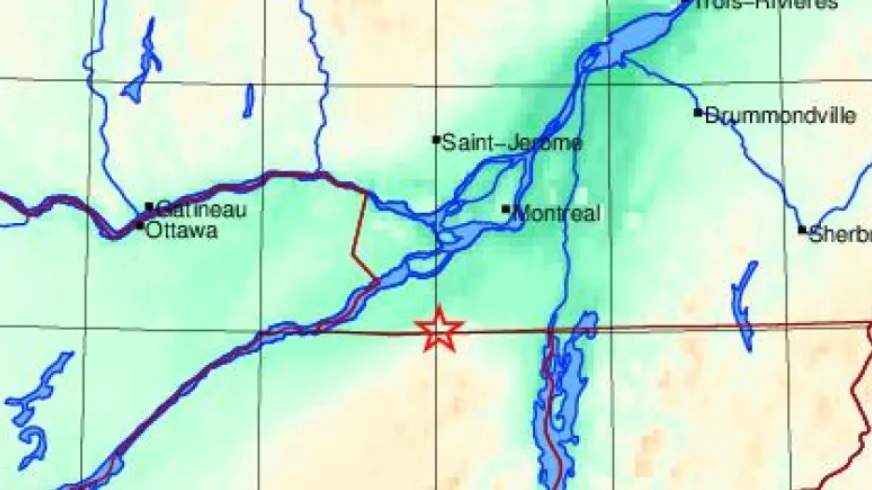 زلزال بقوة 3.6 يضرب بعض المناطق في كيبيك