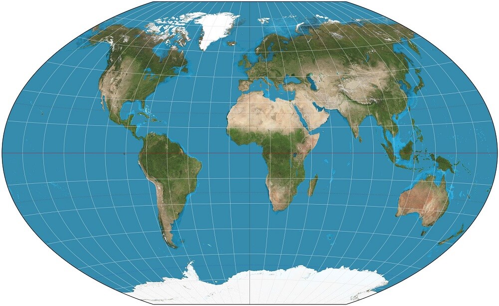 خريطة قارات العالم