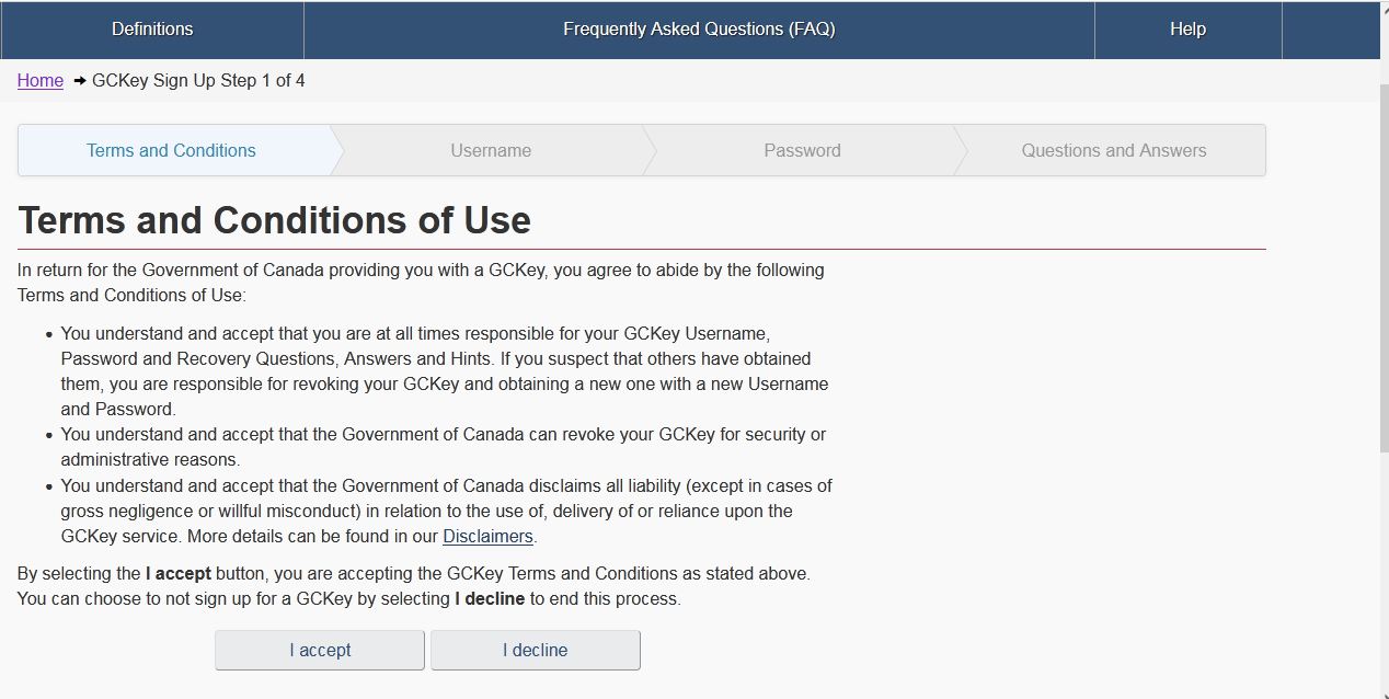 الموقع الرسمي للتسجيل في الهجرة إلى كندا