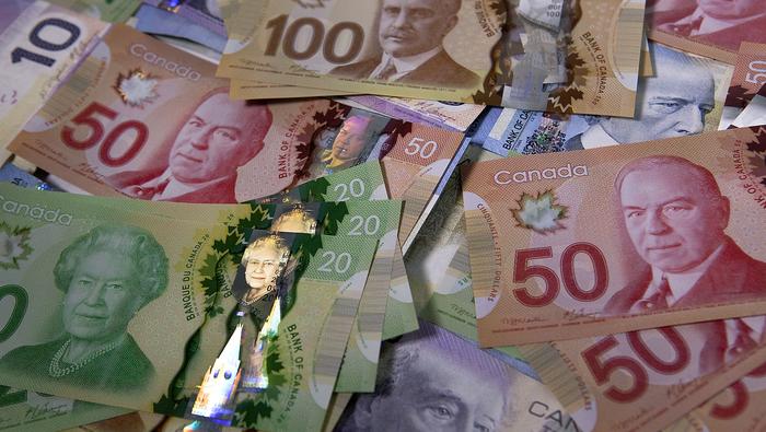 انخفاض الدولار الكندي مقابل نظيره الأمريكي