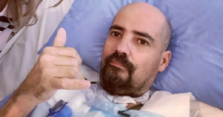 رجل 48 عاماً يقضي 110 أيام في المستشفى بسبب كورونا