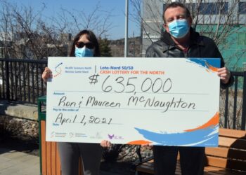 أونتاريو: زوجان يفوزان بمبلغ 635 ألف دولاراً في يانصيب المستشفى 50/50