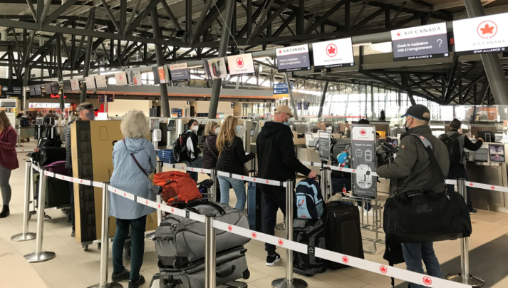استئناف الرحلات الجوية الدولية في مطار أوتاوا الدولي