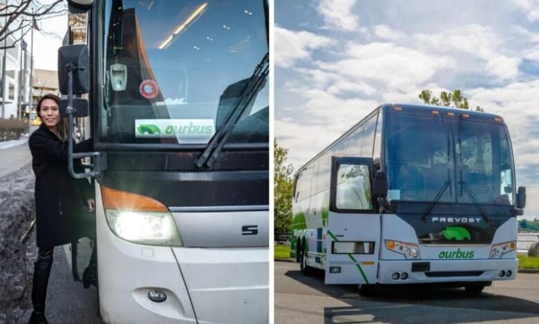 إطلاق خدمة حافلات جديدة تربط مونتريال وبوسطن بأقل من 100 دولار