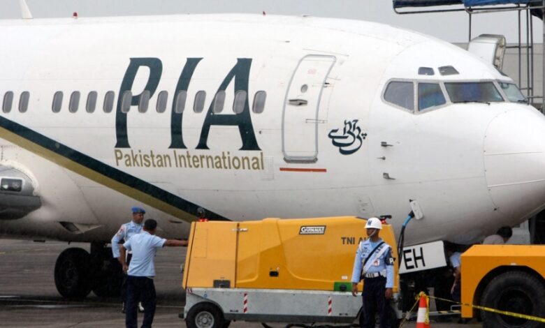 طائرة ركاب تابعة للخطوط الجوية الدولية الباكستانية