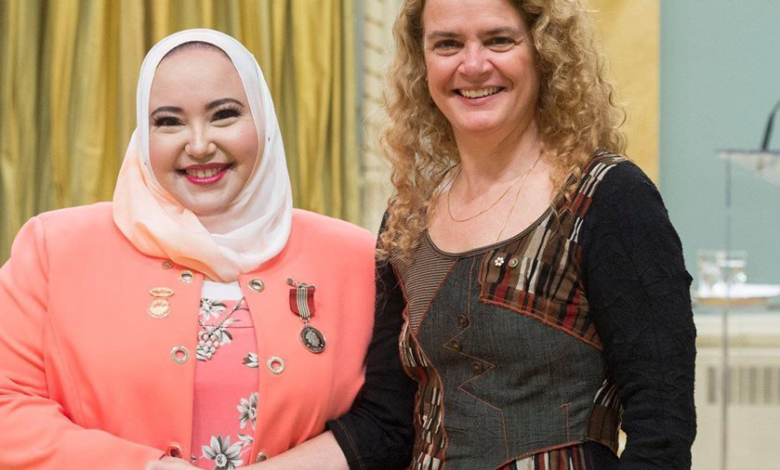 الدكتورة المصرية داليا الشافعي مصطفى . تتولي منصب مستشار رئيسة وزراء ألبرتا الكندية