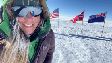 Caroline Côté تسجل رقما قياسيا جديدا بعد وصولها إلى القطب الجنوبي على الزلاجات