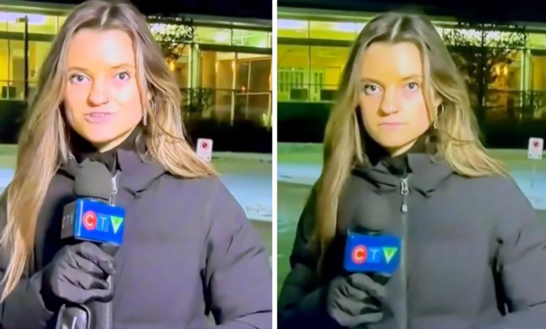 الصحفية الكندية Jessica Robb تتعرض لأزمة صحية خلال البث المباشر