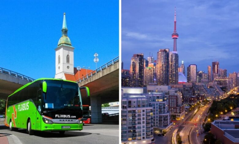 خدمة حافلات جديدة بين كندا والولايات المتحدة بتذاكر تقل عن 50 دولارا