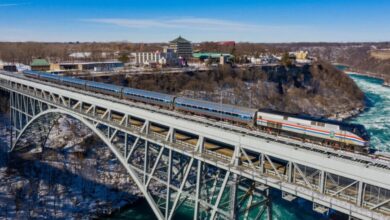 مسار القطار هذا بين كندا والولايات المتحدة هو الأفضل في أمريكا الشمالية وفقا لتصنيف جديد