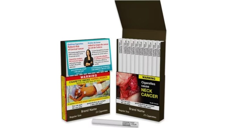 كندا أول دولة في العالم ستضع تحذيرات من التدخين على كل سيجارة