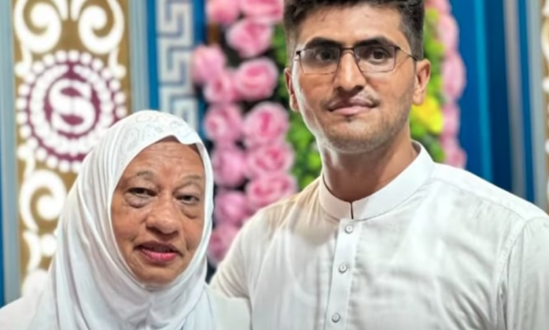 باكستاني بعمر 35 عاما يتزوج كندية بعمر 70 عاما