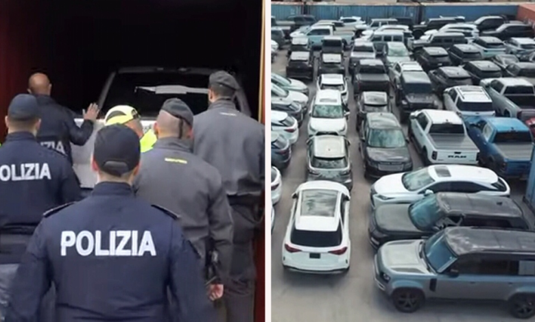 السلطات الإيطالية تضبط 251 سيارة مسروقة من كندا وفي طريقها إلى الشرق الأوسط