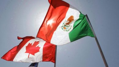 علم كندا والمكسيك