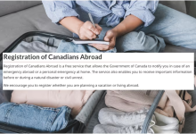 خدمة مجانية للكنديين المسافرين إلى الخارج يمكن الاشتراك فيها في حالات الطوارئ